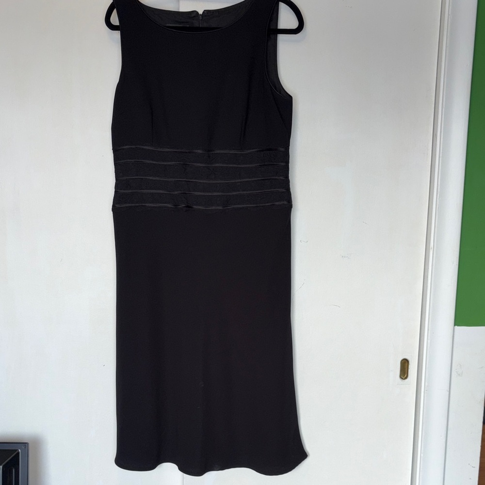 Spenser Jeremy Elegant Black Midi Dress